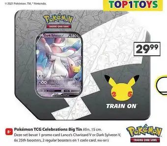 Top1Toys Pokémon TCG Celebrations Big Tin aanbieding