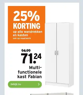 GAMMA Multifunctionele Kast Fabian aanbieding