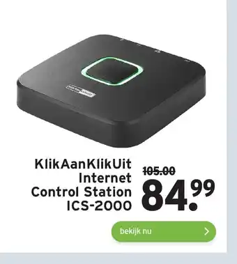 GAMMA KlikAanKlikUit Internet Control Station ICS-2000 aanbieding