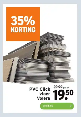 GAMMA PVC Click Vloer Volera aanbieding