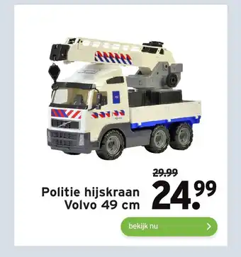 GAMMA Politie Hijskraan Volvo 49 cm aanbieding