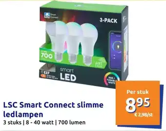 Action LSC Smart Connect slimme ledlampen aanbieding