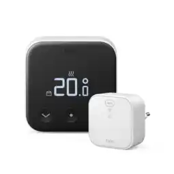 MediaMarkt Tado Slimme Thermostaat X (bedraad) En Bridge - Starterkit Thermostaat Zwart aanbieding