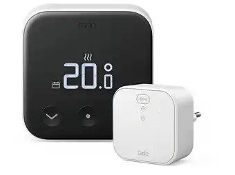 MediaMarkt Tado Slimme Thermostaat X (bedraad) En Bridge - Starterkit Thermostaat Zwart aanbieding