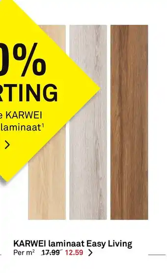 Karwei Laminaat Easy Living aanbieding