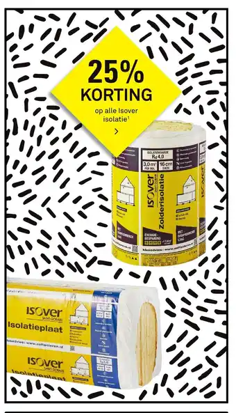 Karwei Op Alle Isover Isolatie aanbieding