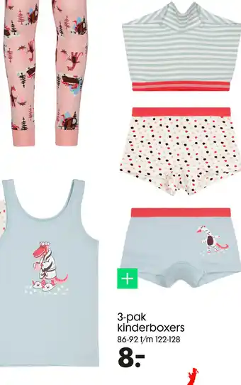 HEMA 3-pak kinderboxers aanbieding