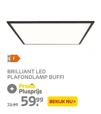 Praxis Brilliant LED Plafondlamo Buffi aanbieding