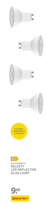 Praxis Select+ LED Reflector Glas Lamp aanbieding