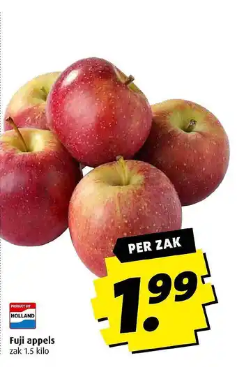 Boni Fuji appels 1.5 kilo aanbieding