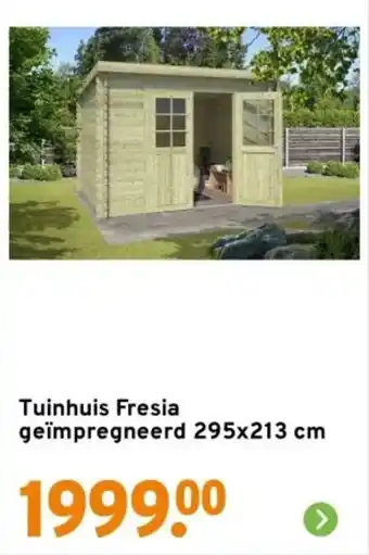 GAMMA Tuinhuis Fresia geïmpregneerd aanbieding