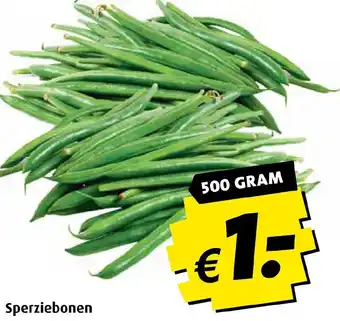 Boni Sperziebonen 500g aanbieding