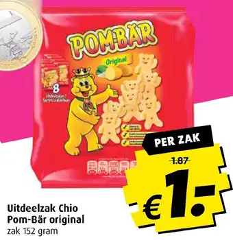 Boni Uitdeelzak Chio Pom-Bar original 152g aanbieding