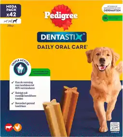 Intratuin Pedigree Dentastix gebitsverzorgende snack maxi 1,62 kg 42 stuks aanbieding