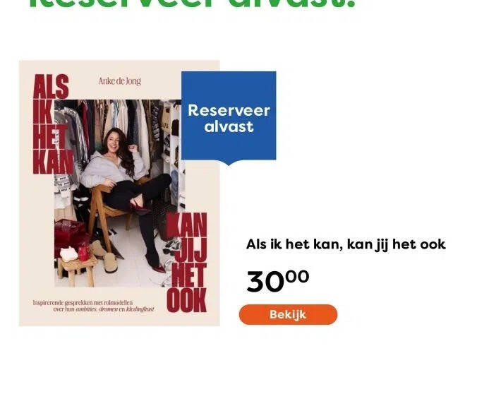 Als ik het kan, kan jij het ook aanbieding bij The Read Shop