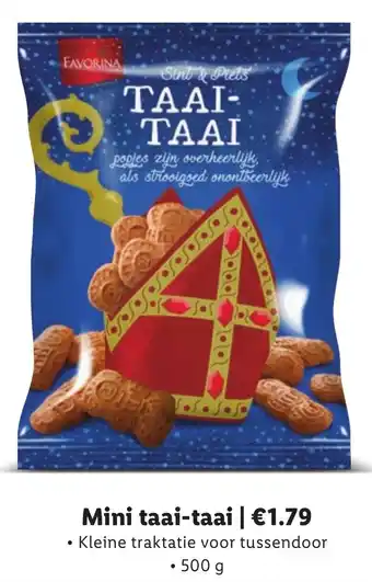 Lidl Mini taai-taai aanbieding