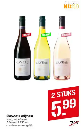 Coop Caveau wijnen 750 ml aanbieding