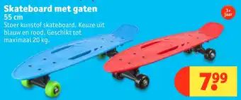 Kruidvat Skateboard met gaten 55 cm aanbieding