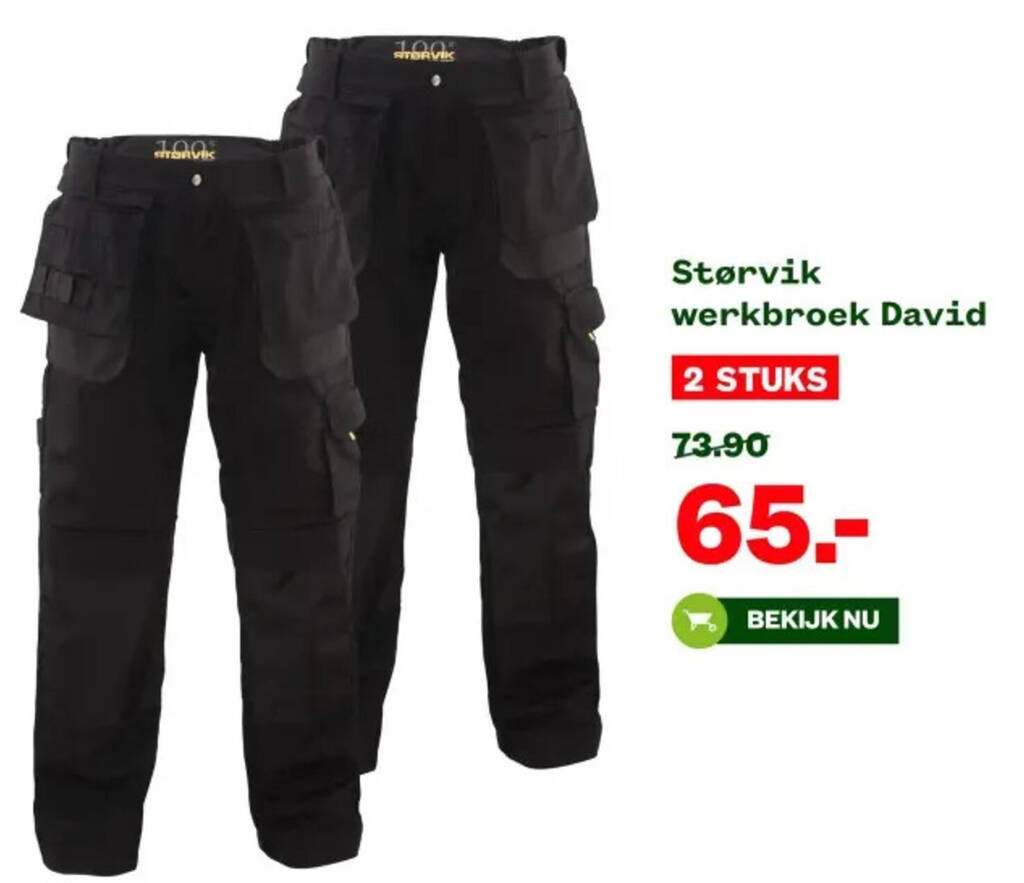 Storvik werkbroek David aanbieding bij Welkoop