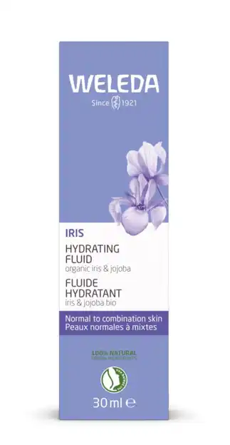 De Online Drogist Weleda Hydrating Fluid Organic Iris & Jojoba aanbieding