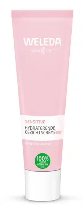 De Online Drogist Weleda Sensitive Soothing Moisturiser Light Organic Almond aanbieding