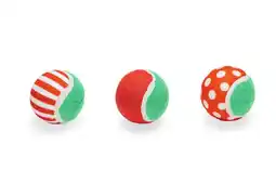 Welkoop Beeztees Tennisballen - Kerst hondenspeeltje aanbieding