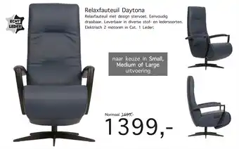 Woonsquare Relaxfauteuil Daytona aanbieding