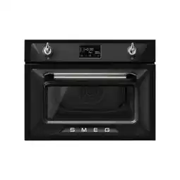 Bol.com SMEG SO4902M1N - Inbouw oven - 45 cm - Combi-magnetron - Zwart aanbieding