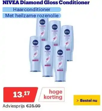 Bol.com NIVEA Diamond Gloss Conditioner aanbieding