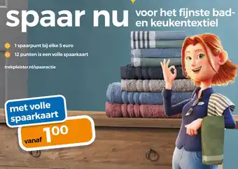 Trekpleister spaar nu aanbieding