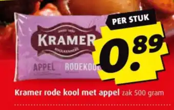Boni Kramer rode kool met appel aanbieding