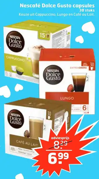 Trekpleister Nescafé dolce gusto capsules aanbieding