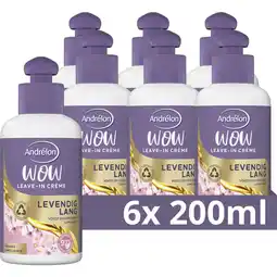 Albert Heijn Andrélon Wow leave-in crème levendig lang aanbieding