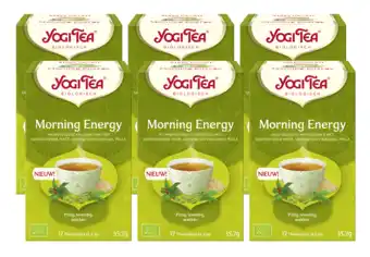 De Online Drogist Yogi Tea Morning Energy Thee Voordeelverpakking aanbieding