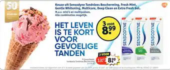 Kruidvat Sensodyne 3x75 ml aanbieding