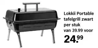 Albert Heijn Lokkii portable tafelgrill zwart aanbieding