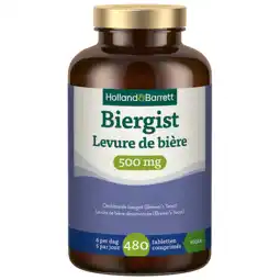 Holland & Barrett Holland & Barrett Biergist 500mg - 480 tabletten aanbieding