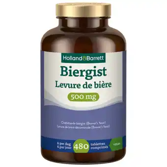 Holland & Barrett Holland & Barrett Biergist 500mg - 480 tabletten aanbieding