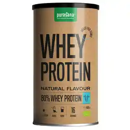 Holland & Barrett Purasana Whey Protein Naturel Bio - 400g aanbieding