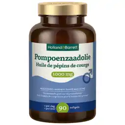 Holland & Barrett Holland & Barrett Pompoenzaadolie 1000mg - 90 capsules aanbieding