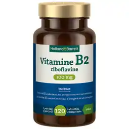 Holland & Barrett Holland & Barrett Vitamine B2 Riboflavine 100mg - 120 tabletten aanbieding