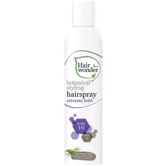 Holland & Barrett Hairwonder Botanical Styling Hairspray Extreme Hold - 300ml aanbieding
