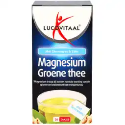 Holland & Barrett Lucovitaal Magnesium Groene Thee (20 Theezakjes) aanbieding