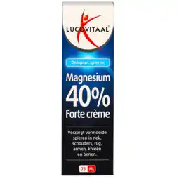 Holland & Barrett Lucovitaal Magnesium 40% Forte Crème aanbieding