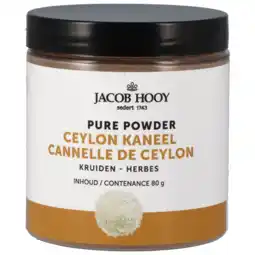 Holland & Barrett Jacob Hooy Kaneel Ceylon - 80g aanbieding