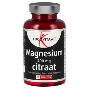 Holland & Barrett Lucovitaal Magnesium Citraat 400mg - 60 tabletten aanbieding