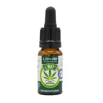 Holland & Barrett Jacob Hooy CBD Olie 2.75% (10ml) aanbieding