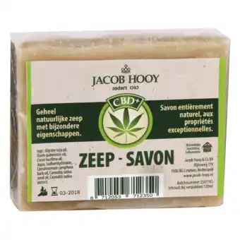 Holland & Barrett Jacob Hooy CBD Zeep - 120ml aanbieding