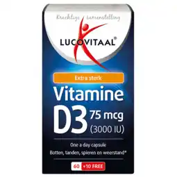 Holland & Barrett Lucovitaal Vitamine D3, 75mcg (70 Capsules) aanbieding