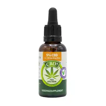 Holland & Barrett Jacob Hooy CBD Olie 5% - 30ml aanbieding